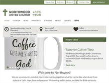 Tablet Screenshot of northwood-united.org